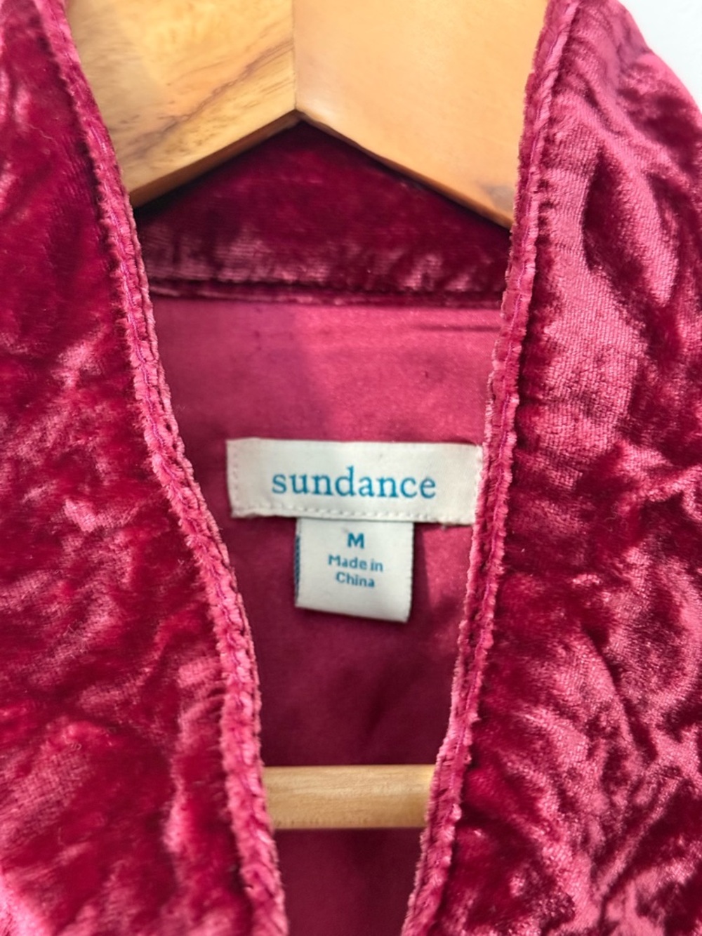 Sundance Purple Silk Blend Velvet Button Up Jacket Holliday Edition M - Picture 4 of 8